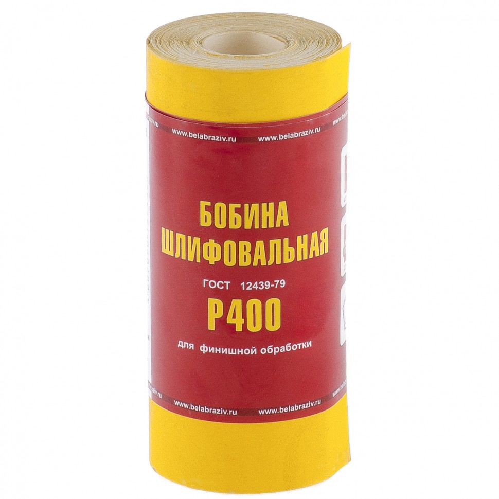 Шкурка на бумажной основе,LP41C,зерн.Р400,мини-рулон(бобина шлифовальная)115мм х 5м (БАЗ)// Россия Шкурка на бумажной основе,LP41C,зерн.Р400,мини-рулон(бобина шлифовальная)115мм х 5м (БАЗ)// Россия