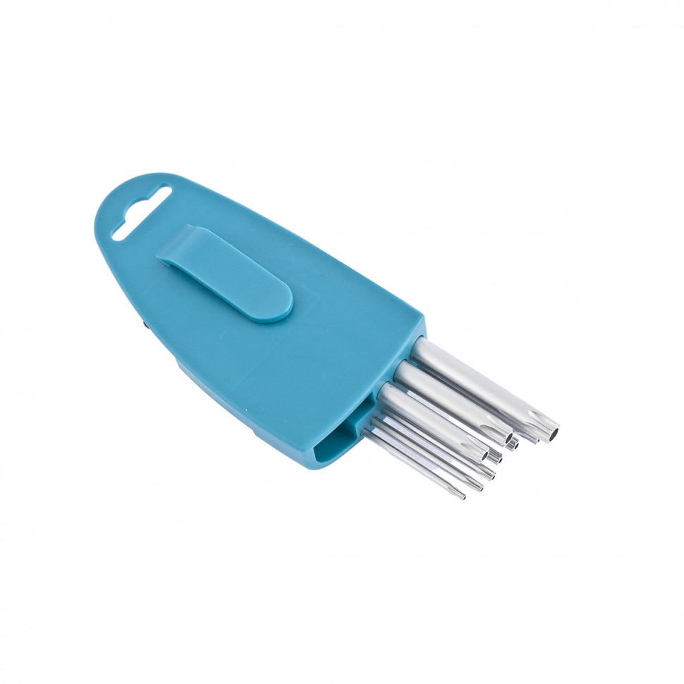 Набор ключей имбусовых TORX-TT, 9 шт: T10-T50, удлиненные, S2, сатинированные// Gross Набор ключей имбусовых TORX-TT, 9 шт: T10-T50, удлиненные, S2, сатинированные// Gross