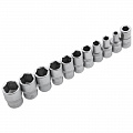 Набор инструментов, 1/2", 1/4", CrV, пластиковый кейс 76 предметов// Stels Набор инструментов, 1/2", 1/4", CrV, пластиковый кейс 76 предметов// Stels