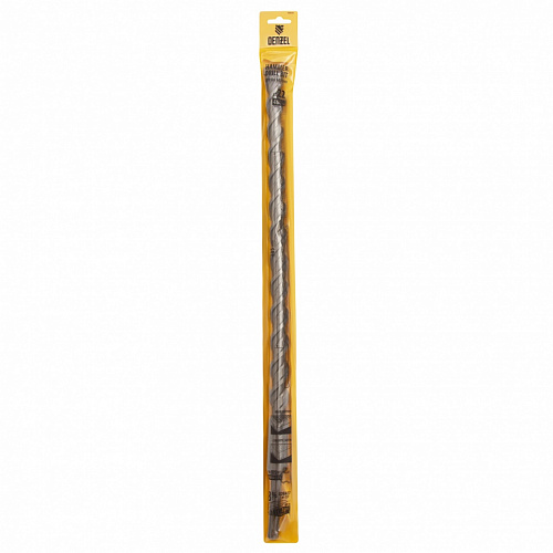 Бур по бетону, двойная спираль, Cobalt W-tip, 22x460 мм, SDS PLUS// Denzel Бур по бетону, двойная спираль, Cobalt W-tip, 22x460 мм, SDS PLUS// Denzel