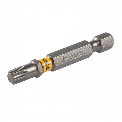 Набор бит TORX 30х50, сталь S2, шестигранный профиль, 10 шт.// Denzel Набор бит TORX 30х50, сталь S2, шестигранный профиль, 10 шт.// Denzel