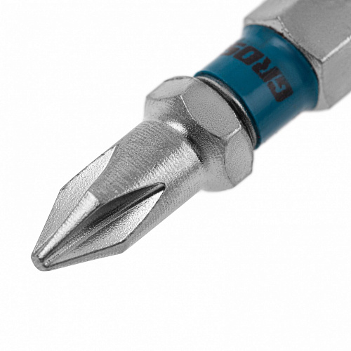 Набор бит PH1х50, сталь S2, 10 шт.// Gross Набор бит PH1х50, сталь S2, 10 шт.// Gross