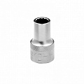Головка торцевая, 10 мм, 12-гранная, CrV,под квадрат 1/2", хромированная// Stels Головка торцевая, 10 мм, 12-гранная, CrV,под квадрат 1/2", хромированная// Stels