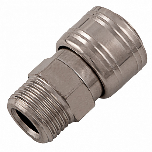 Муфта универсальная быстросъемная ("мама"), внешняя резьба 1/2", 1 шт.// Stels Муфта универсальная быстросъемная ("мама"), внешняя резьба 1/2", 1 шт.// Stels