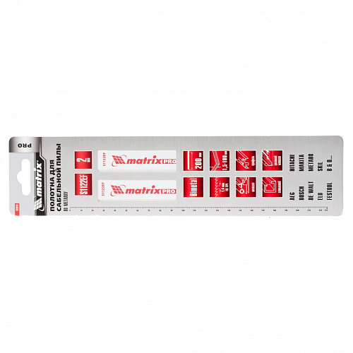 Полотна по металлу для сабельной пилы S1122EF 200 / 1,4 мм, Bimetal, 2 шт., PRO// Matrix Полотна по металлу для сабельной пилы S1122EF 200 / 1,4 мм, Bimetal, 2 шт., PRO// Matrix