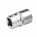 Головка торцевая, 17 мм, 12-гранная, CrV, под квадрат 1/2", хромированная// Stels Головка торцевая, 17 мм, 12-гранная, CrV, под квадрат 1/2", хромированная// Stels