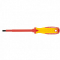 Отвертка Insulated до 1000 В, SL6,5x150 мм, CrMo, 2к рукоятка// Matrix Отвертка Insulated до 1000 В, SL6,5x150 мм, CrMo, 2к рукоятка// Matrix