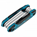 Набор ключей имбусовых Tamper-Torx, TT10-TT40, CrV, складные, 7 шт.// Gross Набор ключей имбусовых Tamper-Torx, TT10-TT40, CrV, складные, 7 шт.// Gross