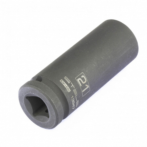Головка ударная удлиненная шестигранная, 21 мм, 1/2", CrMo// Stels Головка ударная удлиненная шестигранная, 21 мм, 1/2", CrMo// Stels