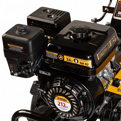 Мотоблок DPT-270X, 7 л.с., диск.сцеп, шир 90 см, глуб 35 см, фрез 3х4, ВОМ, передачи 2В/1Н// Denzel Мотоблок DPT-270X, 7 л.с., диск.сцеп, шир 90 см, глуб 35 см, фрез 3х4, ВОМ, передачи 2В/1Н// Denzel