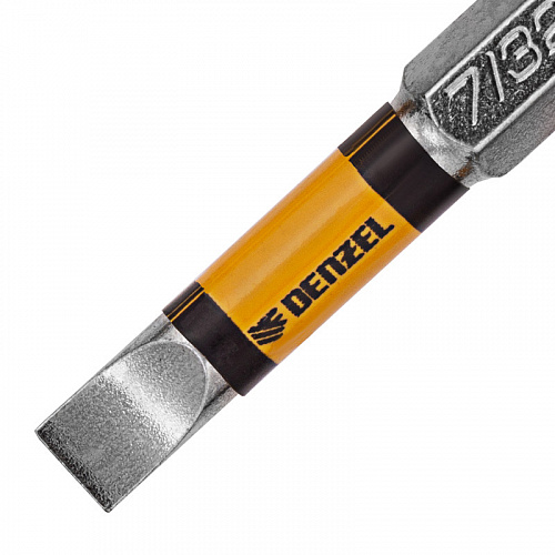 Набор бит, SL7/32"x2", 5 шт.// Denzel Набор бит, SL7/32"x2", 5 шт.// Denzel