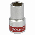 Головка торцевая, 12 мм, 6-гранная, CrV, под квадрат 1/2", хромированная// Matrix Головка торцевая, 12 мм, 6-гранная, CrV, под квадрат 1/2", хромированная// Matrix