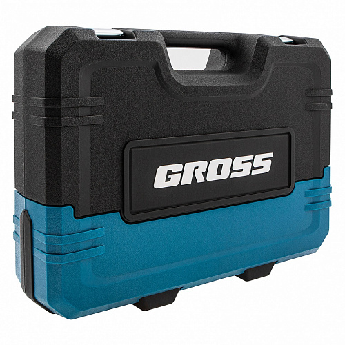 Набор инструментов, 1/4", 1/2", CrV, 120 зубьев, 76 предметов// Gross Набор инструментов, 1/4", 1/2", CrV, 120 зубьев, 76 предметов// Gross