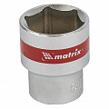 Головка торцевая, 24 мм, 6-гранная, CrV, под квадрат 1/2", хромированная// Matrix Головка торцевая, 24 мм, 6-гранная, CrV, под квадрат 1/2", хромированная// Matrix