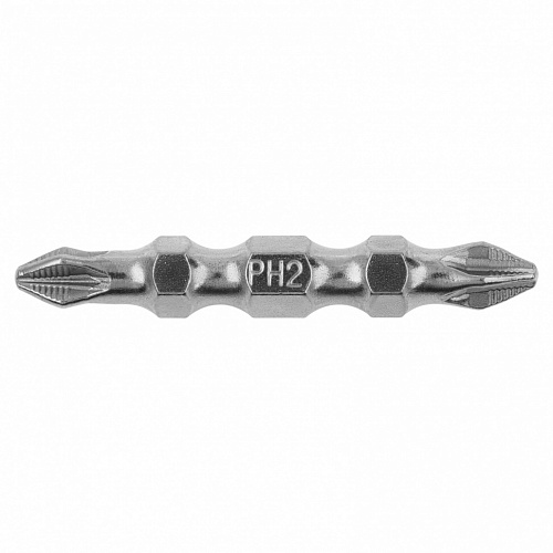 Набор бит двухстор., PH2-PZ2х45мм, сталь S2, 10шт.// Gross Набор бит двухстор., PH2-PZ2х45мм, сталь S2, 10шт.// Gross