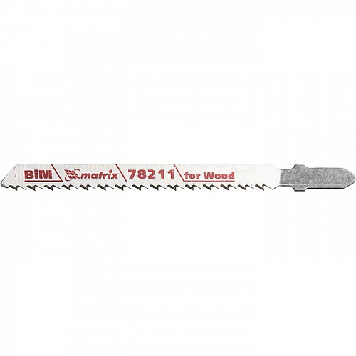 Полотна для электролобзика по дереву, 3 шт. T101BF, 75 x 2,5мм, Bimetal// Matrix Полотна для электролобзика по дереву, 3 шт. T101BF, 75 x 2,5мм, Bimetal// Matrix