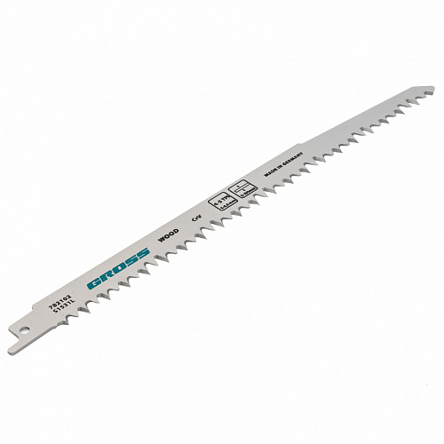 Полотна по дереву для сабельной пилы 4052 - S1531L, 210 x 5-6,5 мм, фигур. рез, 2 шт// Gross Полотна по дереву для сабельной пилы 4052 - S1531L, 210 x 5-6,5 мм, фигур. рез, 2 шт// Gross