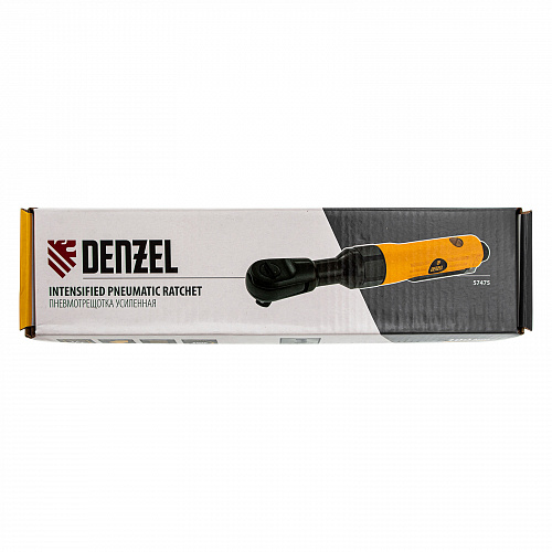 Усиленная пневмотрещотка RP100, 1/2", 160 об/мин, 100 Нм// Denzel Усиленная пневмотрещотка RP100, 1/2", 160 об/мин, 100 Нм// Denzel