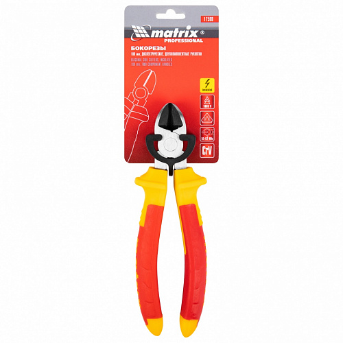 Бокорезы Insulated, 180мм, двухкомпонентные рукоятки// Matrix Бокорезы Insulated, 180мм, двухкомпонентные рукоятки// Matrix
