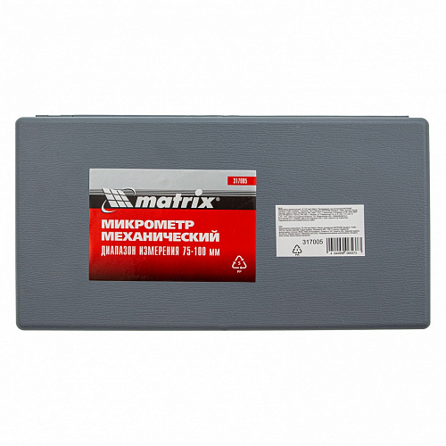 Микрометр механический, 75-100 мм// Matrix Микрометр механический, 75-100 мм// Matrix