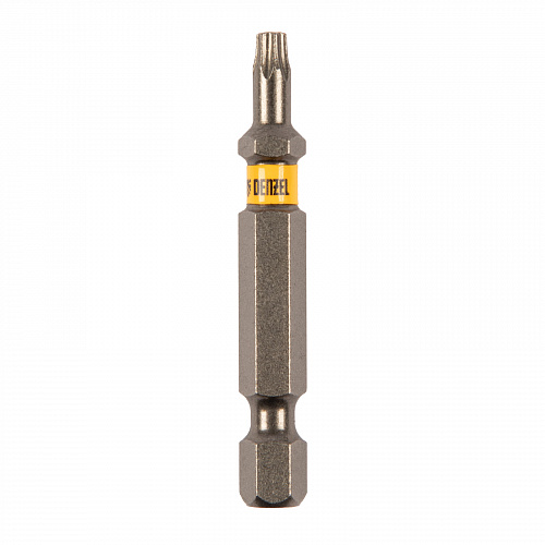 Набор бит TORX 15х50, сталь S2, шестигранный профиль, 10 шт.// Denzel Набор бит TORX 15х50, сталь S2, шестигранный профиль, 10 шт.// Denzel