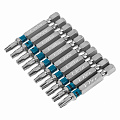 Набор бит TORX 20х50, сталь S2, 10 шт.// Gross Набор бит TORX 20х50, сталь S2, 10 шт.// Gross