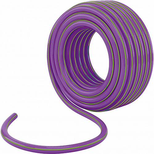 Шланг поливочный армированный 3 слойный, серия Violet, 3/4", 50 м// Palisad Шланг поливочный армированный 3 слойный, серия Violet, 3/4", 50 м// Palisad