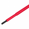 Отвертка Insulated до 1000 В, SL4,0x100 мм, CrMo, 2крукоятка// Matrix Отвертка Insulated до 1000 В, SL4,0x100 мм, CrMo, 2крукоятка// Matrix