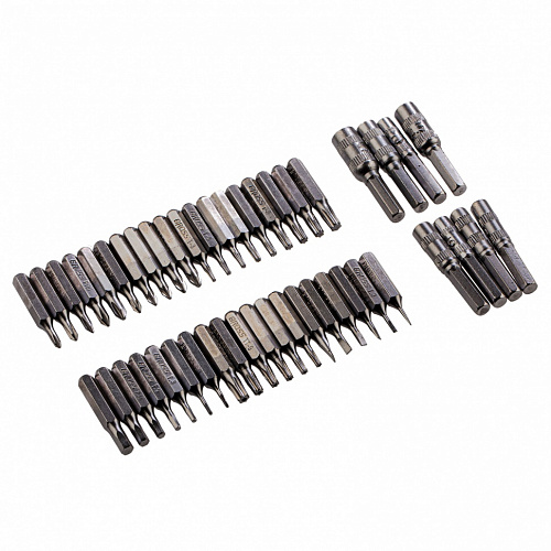 Отвертка-реверс для точн. раб., 48 пред., PH + PZ + SL + HEX + Torx + TT, CrMo, 2к рукоятка// Gross Отвертка-реверс для точн. раб., 48 пред., PH + PZ + SL + HEX + Torx + TT, CrMo, 2к рукоятка// Gross