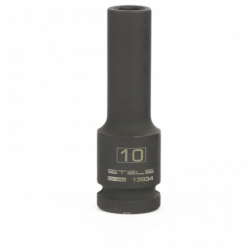 Головка ударная удлиненная шестигранная, 10 мм, 1/2", CrMo// Stels Головка ударная удлиненная шестигранная, 10 мм, 1/2", CrMo// Stels