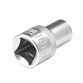 Головка торцевая, 10 мм, 12-гранная, CrV,под квадрат 1/2", хромированная// Stels Головка торцевая, 10 мм, 12-гранная, CrV,под квадрат 1/2", хромированная// Stels