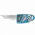 Набор ключей имбусовых TORX-TT, 9 шт: T10-T50, экстра-длин., S2, сатинированные// Gross Набор ключей имбусовых TORX-TT, 9 шт: T10-T50, экстра-длин., S2, сатинированные// Gross