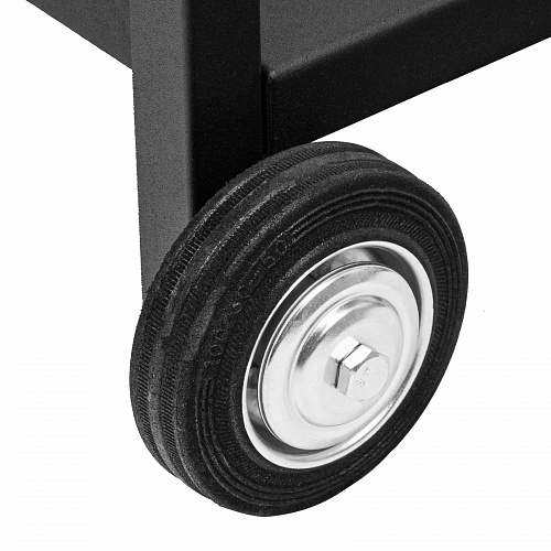 Мангал сварной на колесах, 662х390х152/805 мм, сталь 2 мм, кочерга в комплекте, Camping// Palisad Мангал сварной на колесах, 662х390х152/805 мм, сталь 2 мм, кочерга в комплекте, Camping// Palisad