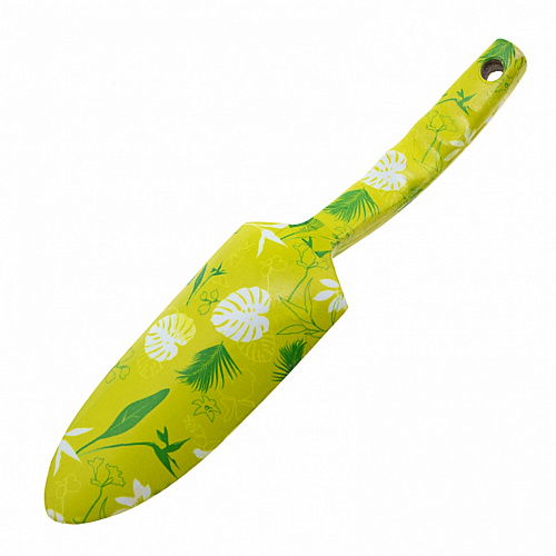 Совок цельнометаллический алюминиевый узкий, Flower Lime// Palisad Совок цельнометаллический алюминиевый узкий, Flower Lime// Palisad
