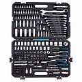 Набор инструментов, 1/2", 3/8", 1/4", CrV, 120 зубьев, 216 предметов// Gross Набор инструментов, 1/2", 3/8", 1/4", CrV, 120 зубьев, 216 предметов// Gross