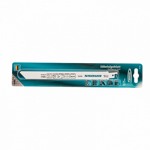 Полотна по металлу для сабельной пилы 4416 - S1122BF, 210 x 1,8 мм, 2 шт// Gross Полотна по металлу для сабельной пилы 4416 - S1122BF, 210 x 1,8 мм, 2 шт// Gross