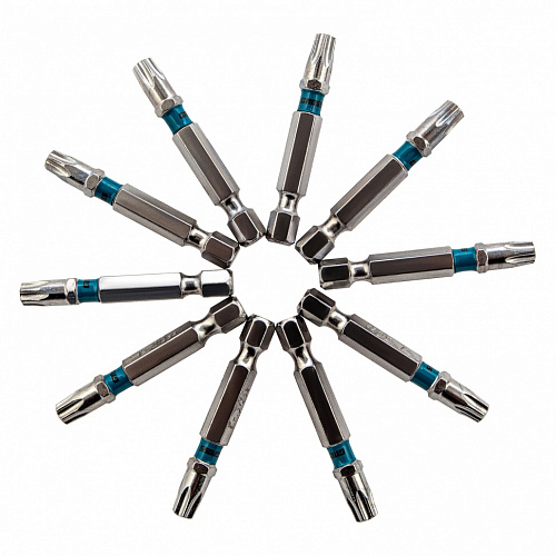 Набор бит TORX 30х50, сталь S2, 10 шт.// Gross Набор бит TORX 30х50, сталь S2, 10 шт.// Gross