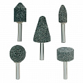 Набор шарошек абразивных для дрели (ПШМ), 63С, 5 шт.// Denzel Набор шарошек абразивных для дрели (ПШМ), 63С, 5 шт.// Denzel