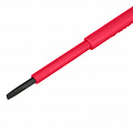 Отвертка Insulated до 1000 В, SL3,0x80 мм, CrMo, 2к рукоятка// Matrix Отвертка Insulated до 1000 В, SL3,0x80 мм, CrMo, 2к рукоятка// Matrix