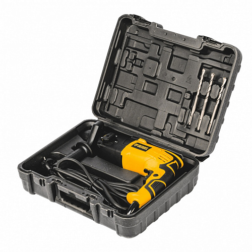 Перфоратор электрический RH-750-24, SDS-plus, 750 Вт, 2,5 Дж, 3 реж.// Denzel Перфоратор электрический RH-750-24, SDS-plus, 750 Вт, 2,5 Дж, 3 реж.// Denzel