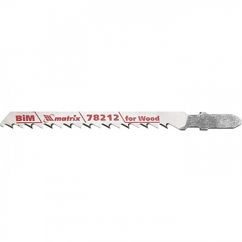 Полотна для электролобзика по дереву, 3 шт. T101DF, 75 x 4мм, Bimetal// Matrix Полотна для электролобзика по дереву, 3 шт. T101DF, 75 x 4мм, Bimetal// Matrix